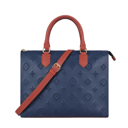Blue Adjustable Strap Handbag